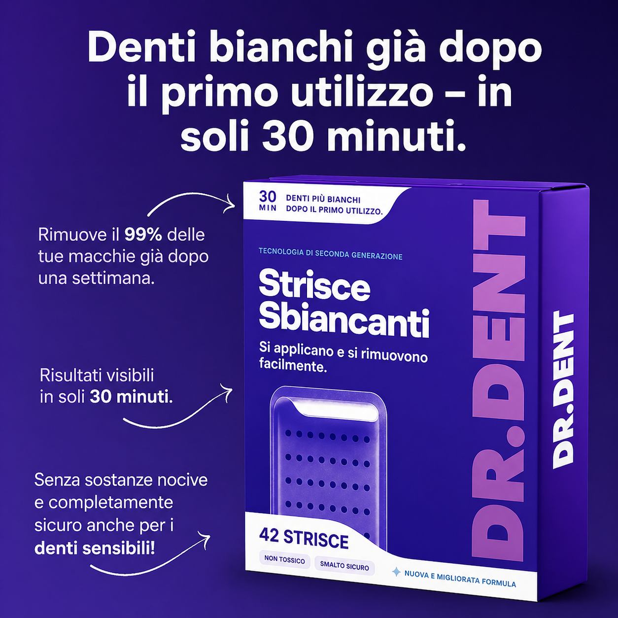 Aviwa™ Strisce Sbiancanti Dentali
